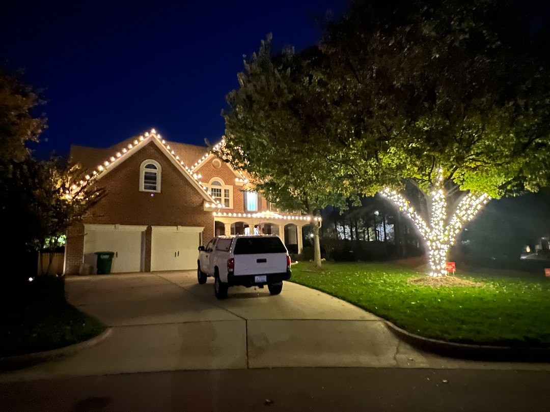 Christmas Lights Installed in Cary, NC!