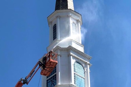 Steeple Cleaning